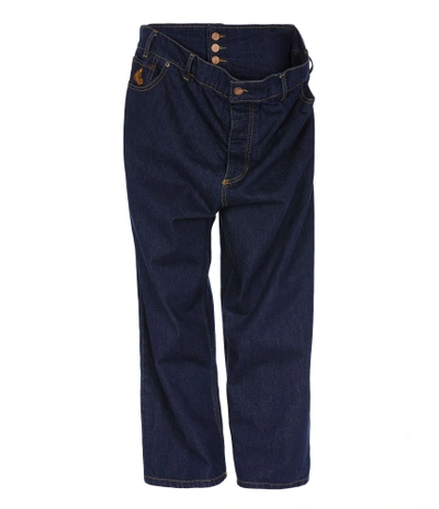 Shop Vivienne Westwood Alien Jeans Blue Denim