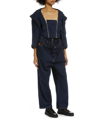 Shop Vivienne Westwood Alien Jeans Blue Denim