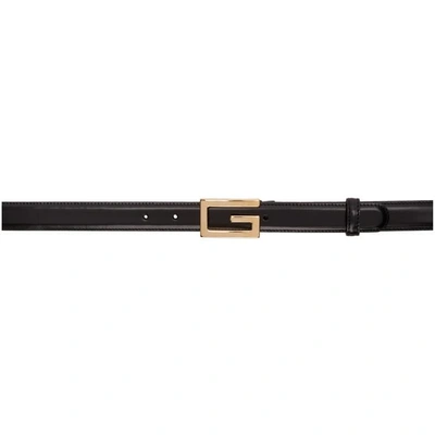 Shop Gucci Black G Belt In 1000 Black