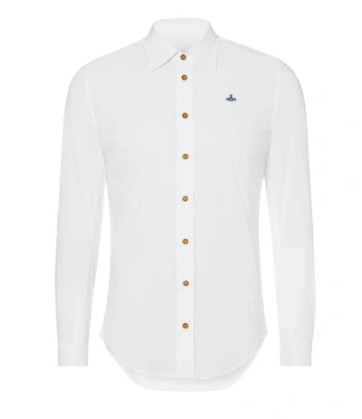 Shop Vivienne Westwood Classic Stretch Shirt White