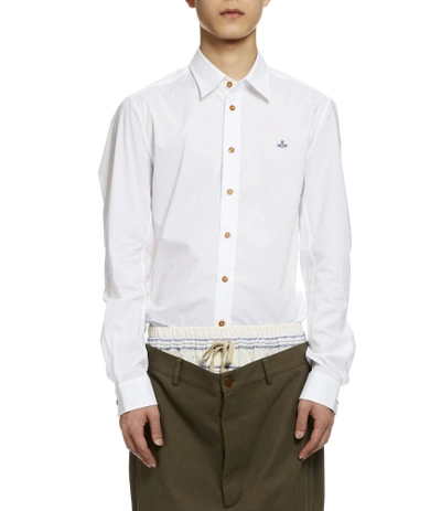 Shop Vivienne Westwood Classic Stretch Shirt White