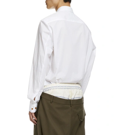 Shop Vivienne Westwood Classic Stretch Shirt White