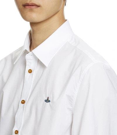 Shop Vivienne Westwood Classic Stretch Shirt White