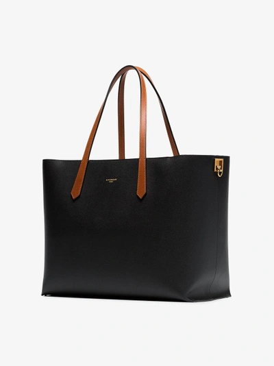 Shop Givenchy Black Gv3 Leather Shopper