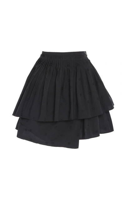 Shop Ulla Johnson Alice Skirt In Black