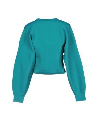 Shop Tibi Sweatshirt In Turquoise