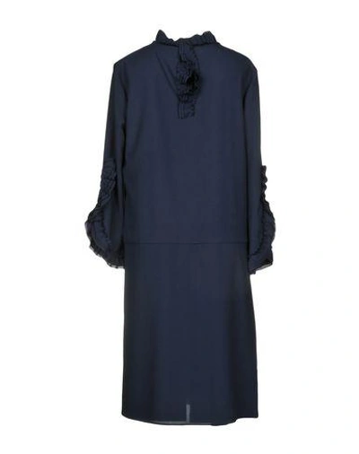 Shop Alessandro Dell'acqua Knee-length Dresses In Dark Blue
