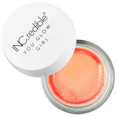 Shop Inc.redible Inc. Redible You Glow Girl Iridescent Jelly Peach Out 0.32 oz/ 9.35 G