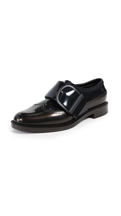 Shop Melissa Classic Brogue Oxfords In Black Bow