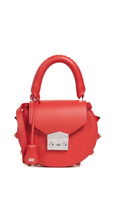 Shop Salar Mimi Cross Body Bag In Poppy