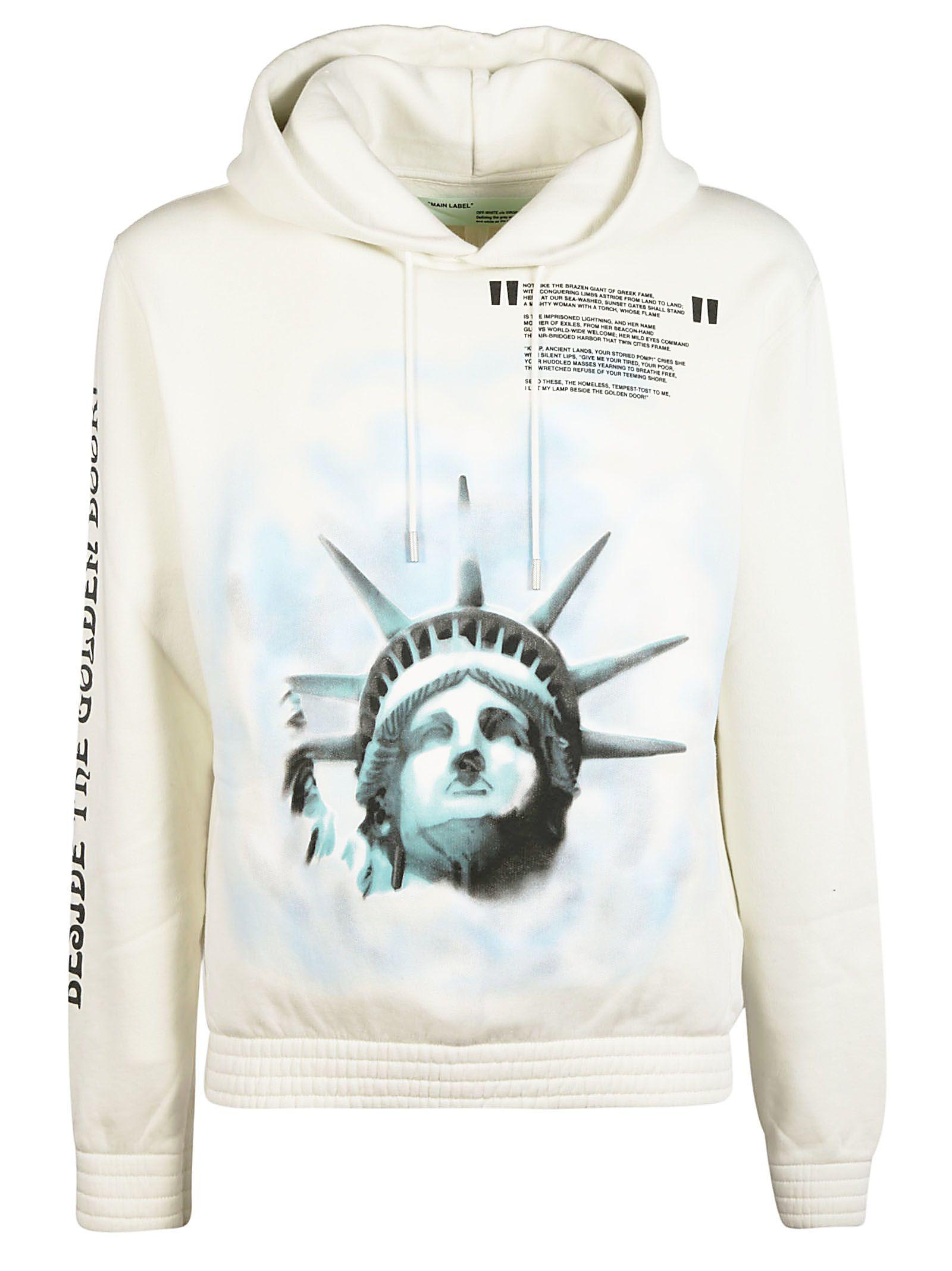 off white liberty hoodie