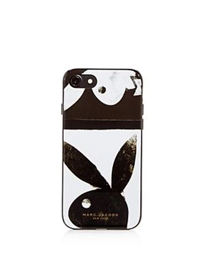 Shop Marc Jacobs Playboy Bunny Iphone 7/8 Case In Black Multi