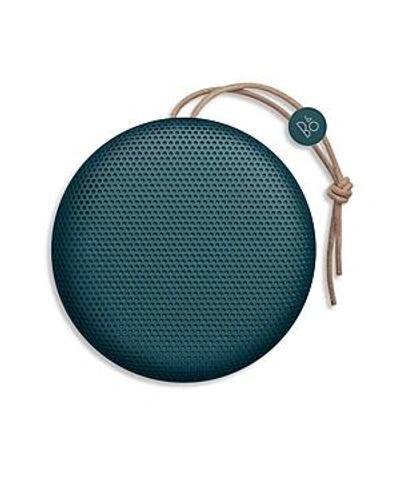 Shop Bang & Olufsen B & O Beoplay A1 Portable Speaker In Steel Blue