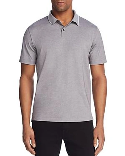 Shop Theory Standard Tipped Regular Fit Polo Shirt - 100% Exclusive In Dove/white