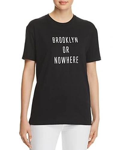 Shop Knowlita Brooklyn Or Nowhere Tee In Black