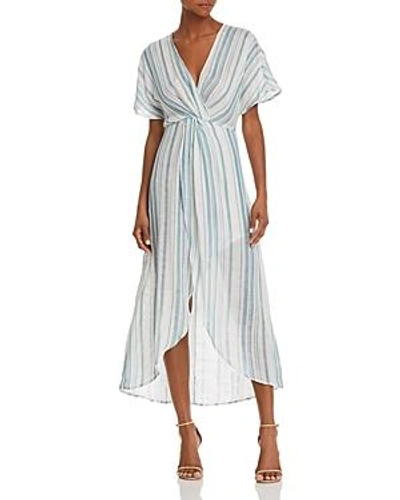 Shop Show Me Your Mumu Get Twisted High/low Dress In Point Dume Stripe