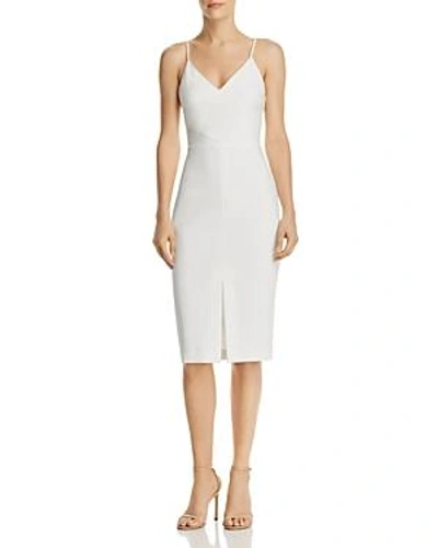 Shop Likely Brooklyn Front-slit Dress In White