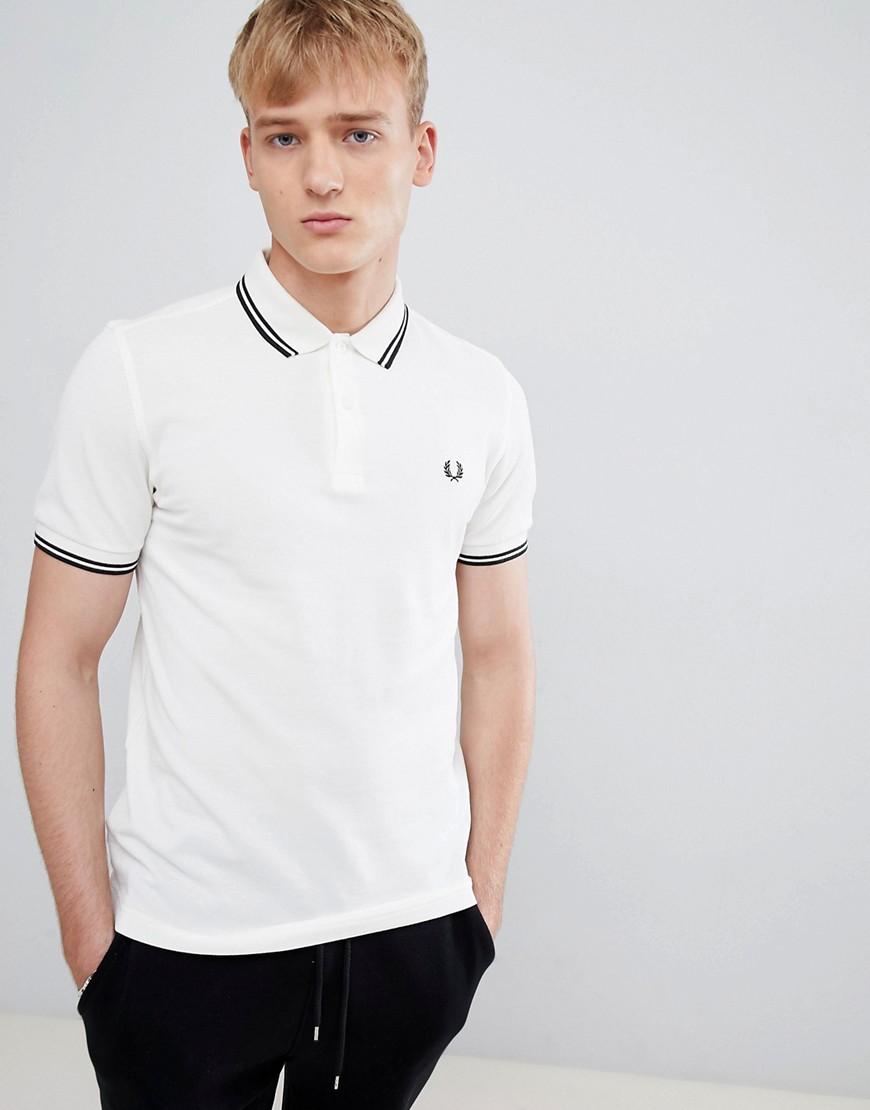 white fred perry polo sale