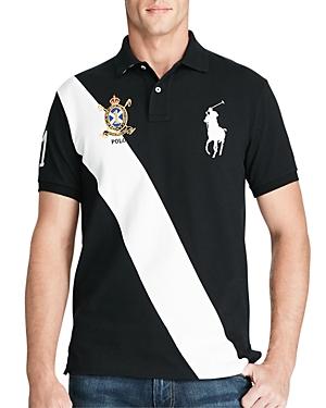 black and white big pony polo