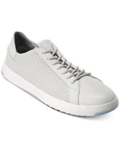 Shop Cole Haan Men's Grandpro Tennis Perforated Sneakers Men's Shoes In White