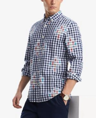 Shop Tommy Hilfiger Men's Lucas Gingham Slim Fit Shirt In Multi