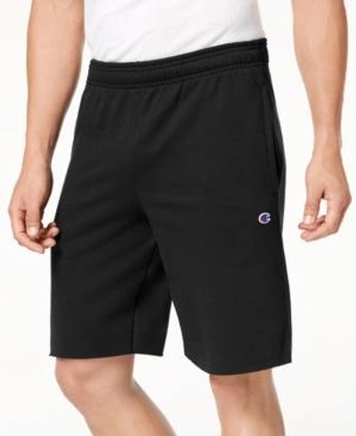 Shop Champion Men's Fleece 10" Shorts In Black