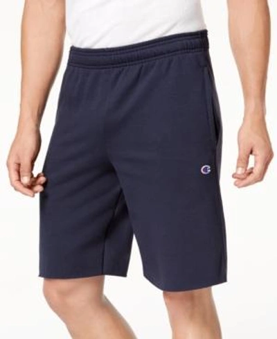 Shop Champion Men's Fleece 10" Shorts In Navy