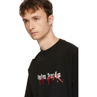 Shop Palm Angels Black Playboi Carti Edition Die Punk T-shirt In 1088 Blk/mu