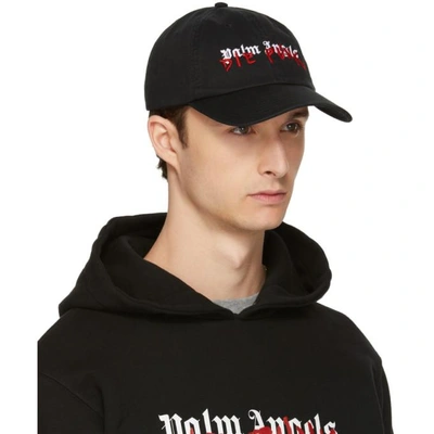 Shop Palm Angels Black Playboi Carti Edition Die Punk Cap In 1088 Blk/mu