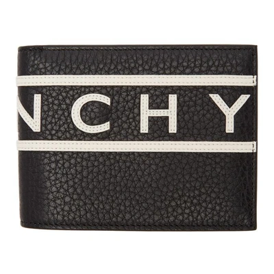 Shop Givenchy Black Reverse Logo Wallet In 004 Blk/wht