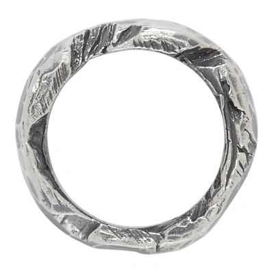 Shop Chin Teo Silver Love Ring In Silver Cp