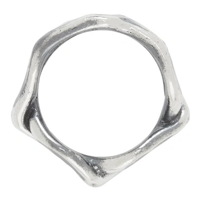 Shop Chin Teo Silver Twine Ring In Silver Cp