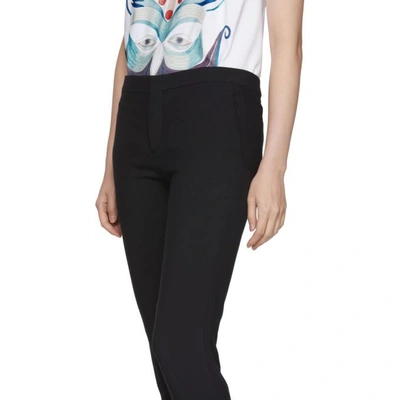 Shop Chloé Chloe Black Twill Trousers