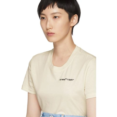 Shop Off-white Casual Quotes T-shirt