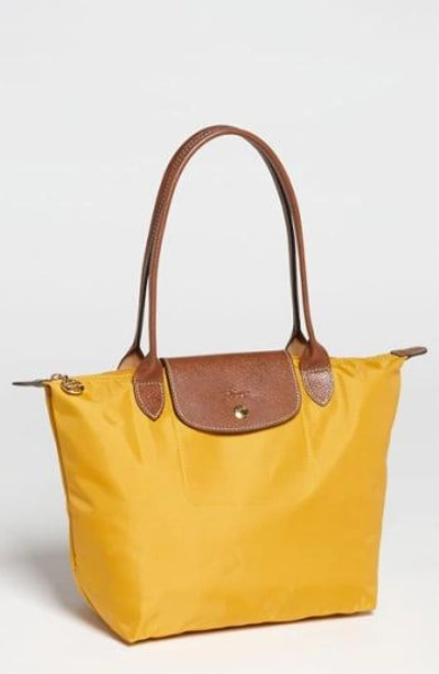 Shop Longchamp 'small Le Pliage' Tote - Yellow In Sunshine