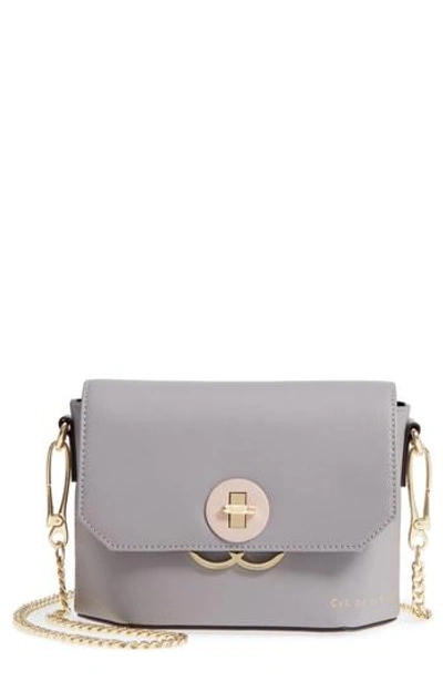 Shop Ted Baker Colour By Numbers Leather Crossbody Bag - Grey