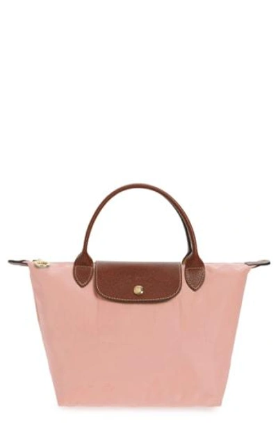 Shop Longchamp 'small Le Pliage' Top Handle Tote - Pink In Pinky