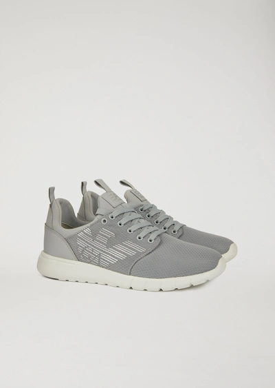 Shop Emporio Armani Sneakers - Item 11523388 In Gray