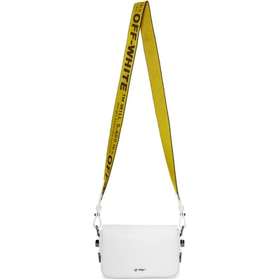 OFF-WHITE 白色小号 DIAGONAL BINDER CLIP 翻盖包