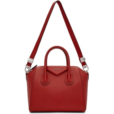 Shop Givenchy Red Small Antigona Bag In 620 B Red