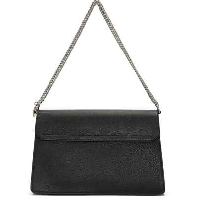 Shop Givenchy Black Medium Gv3 Bag In 001 Black