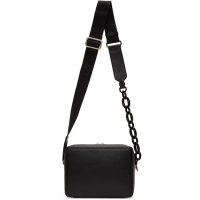 Shop Lanvin Black Small Camera Bag In 10 Black