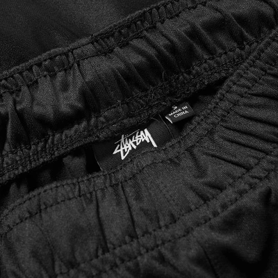 Shop Stussy Poly Track Pant In Black