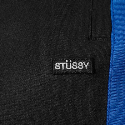 Shop Stussy Poly Track Pant In Black