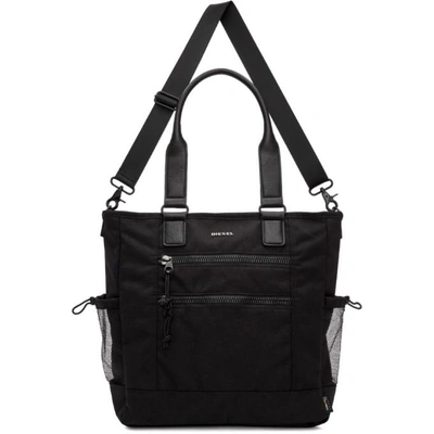 Shop Diesel Black F-urbhanity Tote In T8013 Black