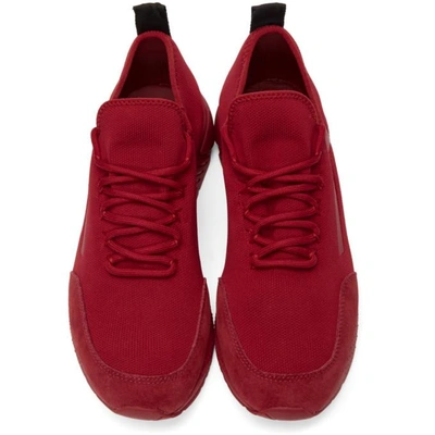 Shop Diesel Red S-kby Sneakers In T4043 Red