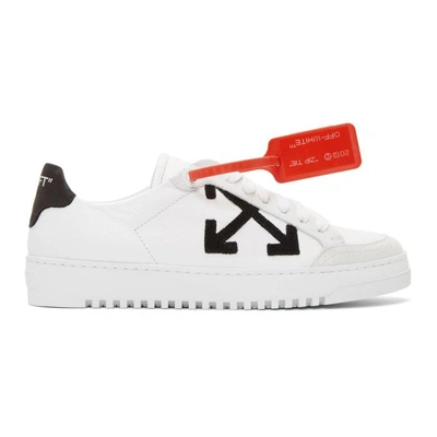 Shop Off-white White Leather Sneakers