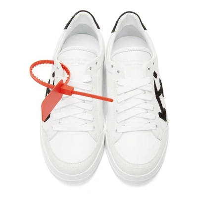 Shop Off-white White Leather Sneakers