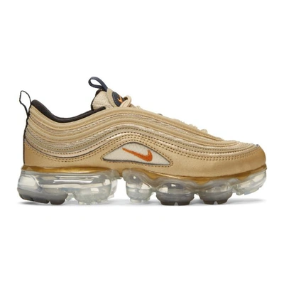 Nike Air Vapormax 97 Metallic Faux Leather And Mesh Sneakers In 902 Blur/vi  | ModeSens