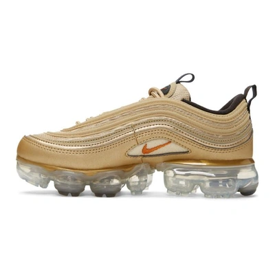 Shop Nike Gold Air Vapormax 97 Sneakers In 902 Blur/vi